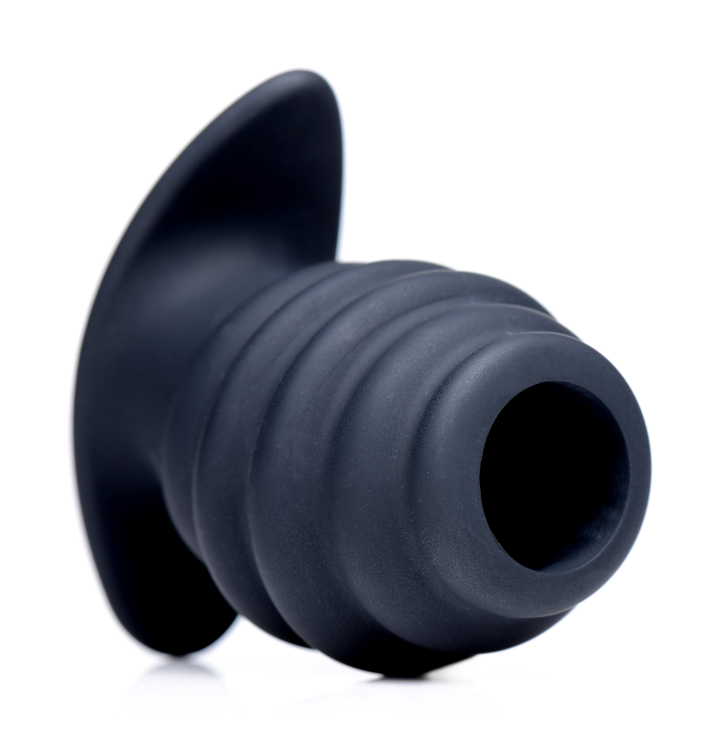 Hive+Ass+Tunnel+Silicone+Ribbed+Hollow+Anal+Plug